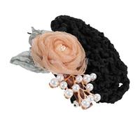 CRILSTYLEO 1pièces Foulard Chignon Accessoire Cheveux Filet à Cheveux Pratique Pour Infirmières Et Hôtesses Couverture Pour Chignons Tissu Doux