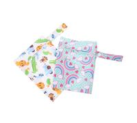 CRILSTYLEO 2 Pièces À Couches Imperméable Sacs À Couches en Tissu Seau À Couches Poche À Couches Animale Pochettes De Rangement De Couches Couches pour Nouveau-Nés Sacs À