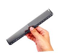 CRILSTYLEO 2 Pièces brosse à cheveux femme curls wavy hair vsp hair charms hair topper peigne à dents fines peigne à cheveux homme peigne à main Peigne de coiffure peigne démêlant Black