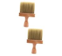 CRILSTYLEO 2 Pièces trousse de coupe de cheveux brosse pour le nettoyage brosse nettoyante plumeau de nettoyage brosse de salon de coiffure brosse de nettoyage pour cheveux cassés Bambou