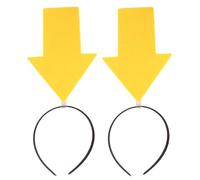 CRILSTYLEO 2pièces Bandeau Jaune Accessoire Photographique Créatif Pour Halloween Headdress Et