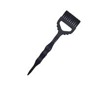 CRILSTYLEO 2pièces Brosse à Teindre Les Cheveux Nylon Set De Pinceau Large Pour Coloration Peigne à à Queue Pointue Outil Professionnel Pour Salon Et Usage Domestique Couleur Noire
