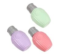 CRILSTYLEO 3 Pcs Squeeze Bouteille Push Down Distributeur Bouteille Depotting Maquillage Conteneurs Pousser Bouteille Vide Presse Bouteilles Vides Liquide Pompe Bouteille Manucure Presse