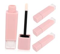 CRILSTYLEO 4 Contenants De Gloss À Lèvres En Plastique Tubes Rechargeables Mini Flacons De Gloss 5 G