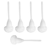 CRILSTYLEO 5 pièces Brosse WC Manche Pratique Suspension Mural Nettoyage Profond Compact pour Salle de Bain Petite