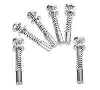 CRILSTYLEO 6 Pièces Loqueteau Ressort Lit Remplacement Crochet Fermeture à Ressort pour Lits et Cages à Lapin Fixation Pratique et Facile à Installer