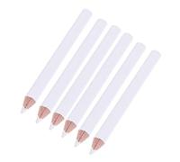 CRILSTYLEO 60 Pièces Crayon absorbant blanchisseur outil stylo pointillé pour les ongles Clous nail art manicure crayon de blanchiment des ongles stylo à ongles en bois blanche