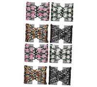 CRILSTYLEO 8 Pcs Peigne À Double Rangée Pince À Cheveux Variété Pince À Cheveux Barrette Peignes À Cheveux Pour Femmes Bandeau Snap Chignons Fantaisie Perles Clips Pour Cheveux Arc Pinces À