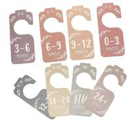 CRILSTYLEO 8pièces Séparateurs De Vêtements Pour Bois Diviseurs Pour Armoire Et Cintres Design Et Pratique Pour Organiser Les Vêtements