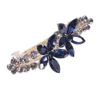CRILSTYLEO Barette Fleurs Femme Strass Pince à Cheveux Élégante Pour Femmes Accessoire De Coiffure Printemps Pour Types De Cheveux
