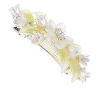 CRILSTYLEO Barrette à Cheveux Muguet Métallique Pince Printanière Accessoire Coiffure pour Cheveux Épais Vintage Décoration Chic