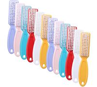 CRILSTYLEO Brosse À Ongles Poignée Nettoyage Manucure Outil Ongle Nylon Plastique Brosse Multifonctionnelle Dust