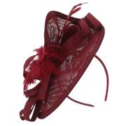 CRILSTYLEO Chapeau de Mariée Unique pour Femme Mini Chapeau à Pince Bandeau Tendance pour Fête de Thé Petit Chapeau Haut de Forme Accessoires Confortables pour Cheveux de Fête de Mariage