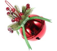 CRILSTYLEO Décoration De Cloche De Noël Pendentif en Forme De Pomme De Pin Et De Baies Ornement De Scène De Noël pour Célébration