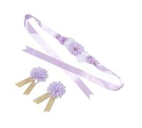 CRILSTYLEO Décorations de bienvenue pour la maison Ceinture de maternité pour bébé fille pour future maman Fête des mères à la mode