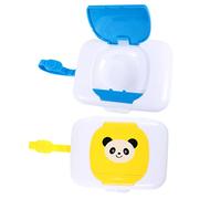CRILSTYLEO Distributeur De Lingettes Pour Bébé Boîte Compacte À Lingettes Humides Porte-lingettes Léger Et Pratique Conteneur De Rangement Pour Chambre Ou Salon