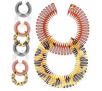 CRILSTYLEO Élastique Peigne À Cheveux Extensible Circulaire Complet Peigne Flexible Pour Femmes Bandeau Cheveux Facile À Utiliser