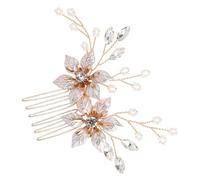 CRILSTYLEO Élégant Peigne À Cheveux En Strass Pour Demoiselle Dhonneur Coiffure De Mariage Pince À Cheveux Latérale Pour Femmes Accessoire De Coiffure Décoratif