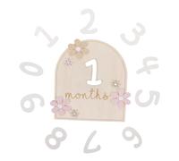 CRILSTYLEO Ensemble De Cartes d 39 Étapes Pour Bébé Panneau Mensuel Pour Nouveau-né Accessoires De Photographie En Bois Pour Garçon Et Fille