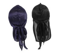 CRILSTYLEO Enveloppements En Polyester Pour Enfants Chapeau De Pirate Lavable Et Réutilisable Pour Les Soins Capillaires Et Les Besoins De Sommeil
