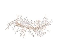 CRILSTYLEO Extension De Cheveux Pour Mariée Peigne À Cheveux En Perles Bijou De Coiffure Classique Élégant Pour Occasions Spéciales
