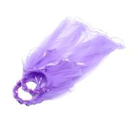 CRILSTYLEO Guirlande Bandeau Voile Bandeau 2 Pièces Coiffes Pour La Photographie De Danse D'anniversaire