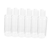 CRILSTYLEO Kit Toilette 6 Bouteilles De Voyage Contenants Pour Shampoing Après-shampoing Gel Bain Lotion