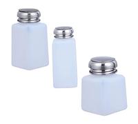CRILSTYLEO Lot De 3 Bouteilles De Stockage De Liquides Antistatiques À Pression Remplissage Transport Facile