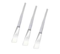 CRILSTYLEO Lot De 3 Pinceaux Pour Masque Facial En Cristal Outil Dapplication De Masque Facial Poignée Confortable Fibre Lisse Pour La Beauté
