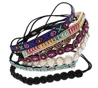 CRILSTYLEO Lot De 7 Bandeaux Élégants En Perles Pour Femme - Parfaits Pour Les Fêtes Les Mariages Et Le Quotidien
