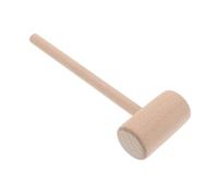 CRILSTYLEO Marteau de Hêtre pour Bricolage Ergonomique Équilibré avec Manche Outil de Sculpture et Travail Du Cuir Moyenne pour Usage Domestique et Artisanal