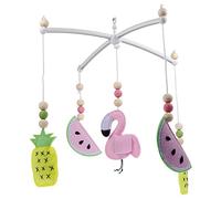 CRILSTYLEO Mobile Suspendu En Feutre Pour Berceau Accessoire De De Bébé Décoratif Pour Nursery Clochettes Et Motifs Doux Pour Le Lit DEnfant
