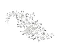 CRILSTYLEO Morceau peigne à cheveux décoratif Peigne à cheveux en strass hair charms hair toppers décoration mariage peignes à cheveux pour femmes décoratifs peigne à cheveux latéral alliage