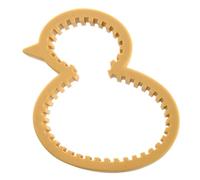 CRILSTYLEO Ouvre-bouteille Silicone Jaune Antidérapant Forme de Canard Ouvre-bocal Multifonction pour Mains Faibles Facile à Utiliser pour Bouteilles et Bocaux avec Différentes