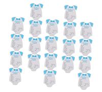 CRILSTYLEO Pack De 20 Cartes De Prédiction Pour Baby Shower Conseils Aux Parents Date Déchéance