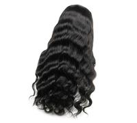 CRILSTYLEO Perruque Lace Front Wig Pour Femme Cheveux Bouclés Fibre Réaliste Duveteuse Idéale Pour Les Fêtes Et Le Quotidien