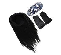 CRILSTYLEO Postiche Bandeau Cheveux Humains Pour Femmes Perruques Bandeau Droites Accessoires Cheveux