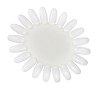 CRILSTYLEO Présentoir À Ongles Roue De Présentation 20 Faux Ongles Gel Uv Acrylique Forme Tournesol