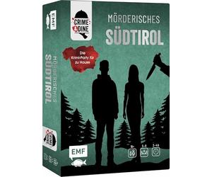 Crime & Dine - Le set de dîner de crime du Tyrol meurtrier du Sud pour la maison avec invitations, cahiers à rôles, plan du site, indices, cartes de table, recettes, idées de costumes et plus encore