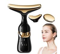 Crime facial - Appareil de massage électrique 3 en 1 pour le visage - Outil de beauté de levage | - Réducteur avec vibration apaisante pour réduire les rides, repousser le collagène, la peau