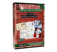 Crime Files - Acte de chute de l'hiver, l'ingénieux calendrier de l'Avent de la criminalité - Détecte et énigmes - avec des preuves réalistes pour 24 jours