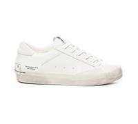 Crime London - Baskets Blanches avec Détails en Daim - Femme - Chaussures - Blanc - Taille: 37 EU