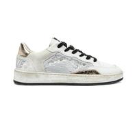Crime London - Baskets en Cuir Blanc avec Sequins - Femme - Chaussures - Blanc - Taille: 36 EU