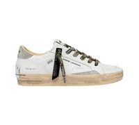 Crime London - Sk8 Deluxe Baskets - Homme - Chaussures - Blanc - Taille: 40 EU