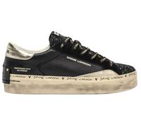 Crime London Baskets pour femme Distressed Platform Black Dusk