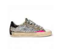 Crime London - Deconstructed Camo Stardust Baskets - Femme - Chaussures - Gris - Taille: 38 EU