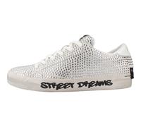 Crime London - Deportiva Distressed - Femme - Chaussures - Blanc - Taille: 41 EU