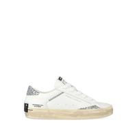 Crime London - Distressed Baskets - Femme - Chaussures - Blanc - Taille: 37 EU