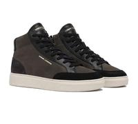 Crime London, Eclipse High, Chaussures Baskets en cuir, Mode Fashion, Military Black, 44 EU