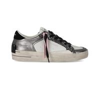 Crime London, Femme, Chaussures, Multicolore, Taille: 37 EU Baskets Gunmetal avec Inserts de Paillettes
